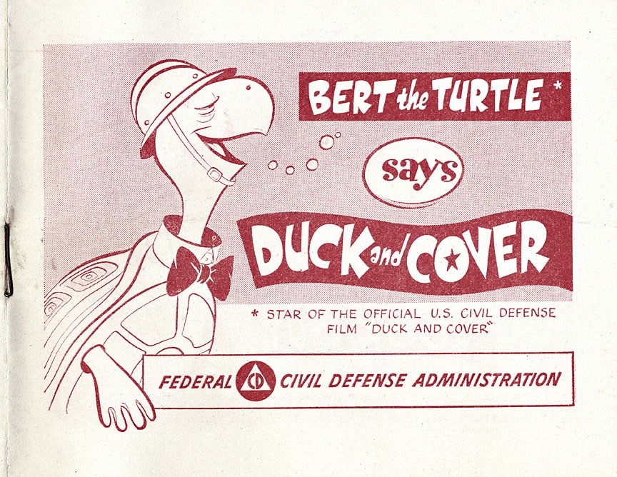 duck and cover poster