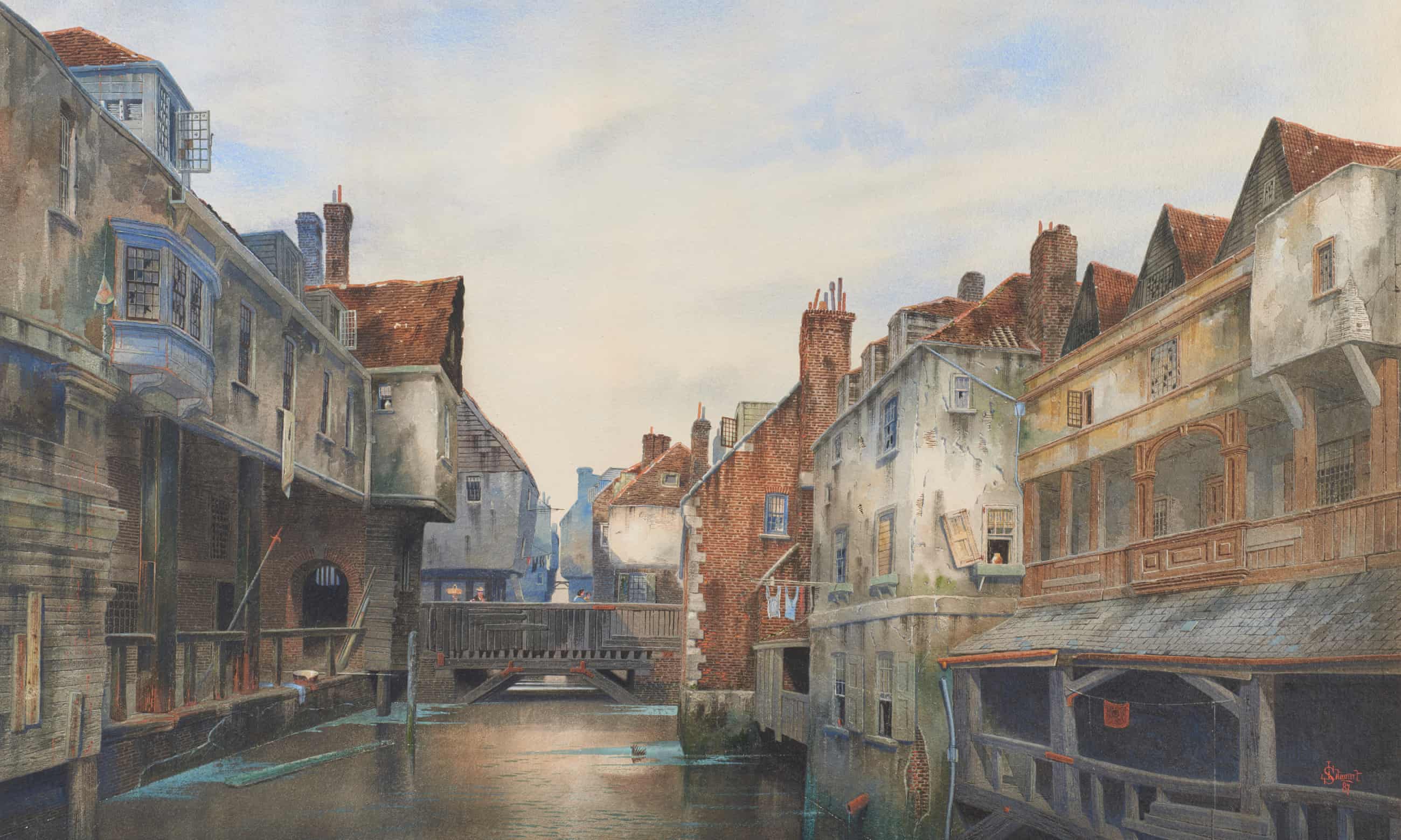A painting of one of London's lost rivers.