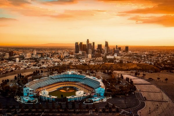 Dodger Stadium in L.A.