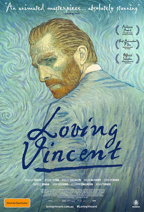 Poster for the cinema release of Loving Vincent